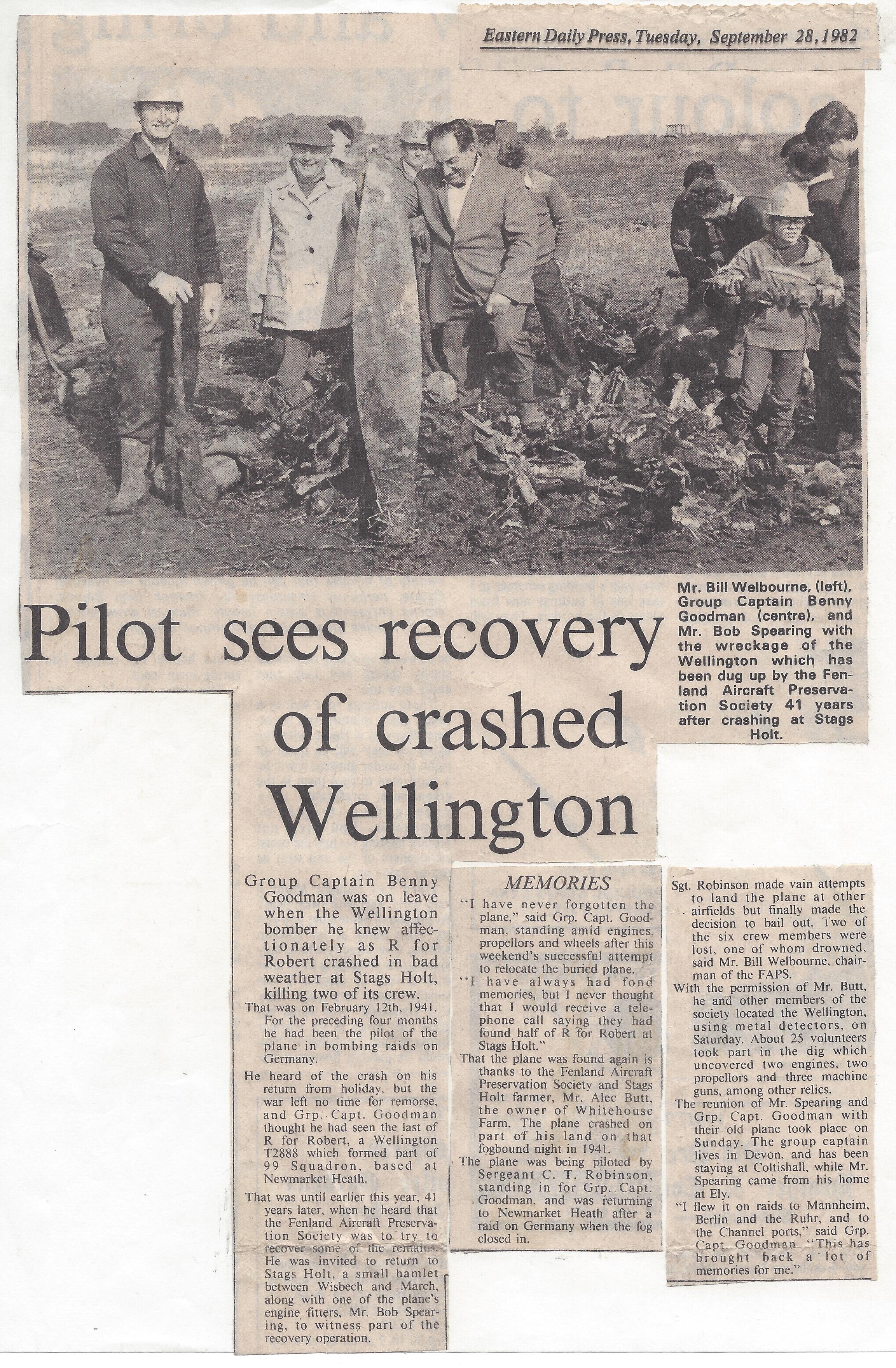 Newspaper Articles on R Robert, Sep 1982